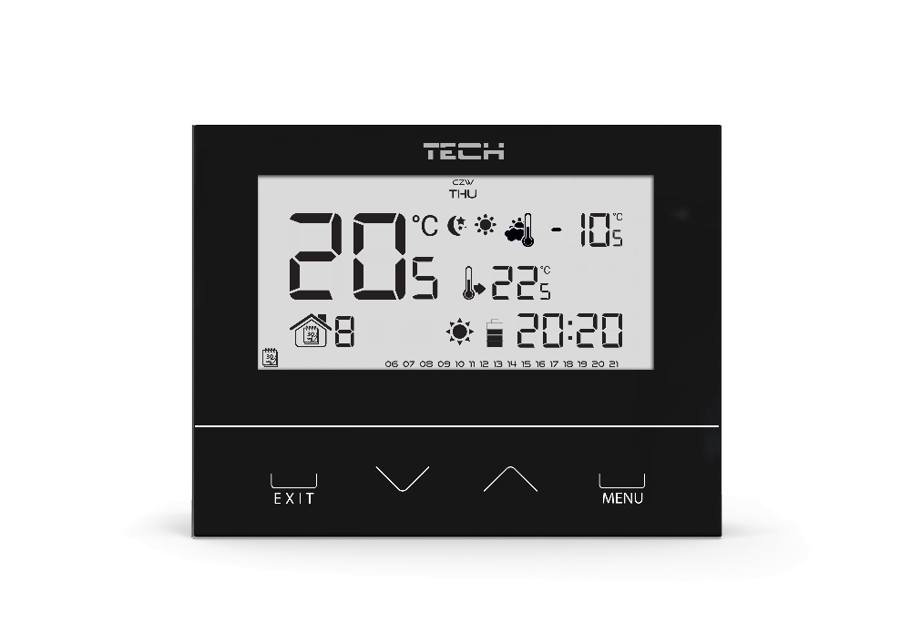 ruumi juhtmevaba termostaat salus nädala kell juhtimine 091flrf-v2